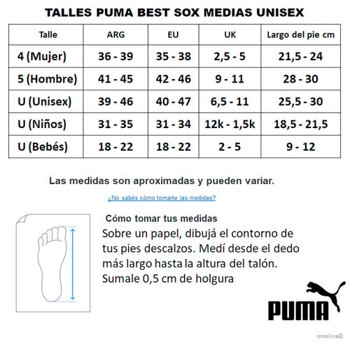 Medias Puma Puma Kids Placed Logo Sneaker 2P