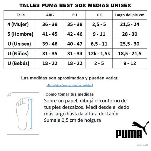 Medias Puma Footie  Unisex