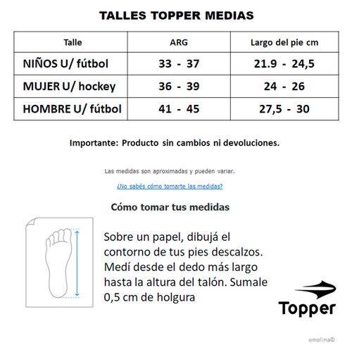 Medias Topper X Revolver