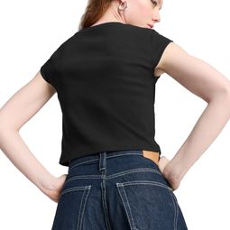 Remera Puma Wardrobe Essential Ribbed  Mujer