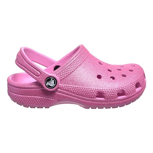 Sandalias Crocs Classic Glitter Clog K Niño