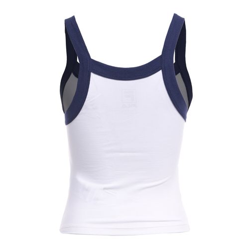 Musculosa Fila Ribbed Letter Mujer