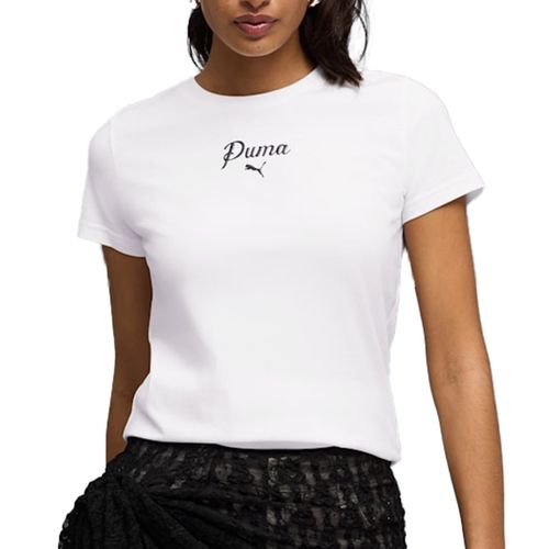 Remera Puma Essential Script Mujer