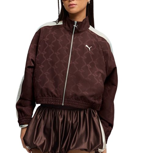 Campera Puma T7 Jacquarded Relaxed  Mujer